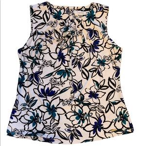 Calvin Klein Sleeveless Floral Top, PL